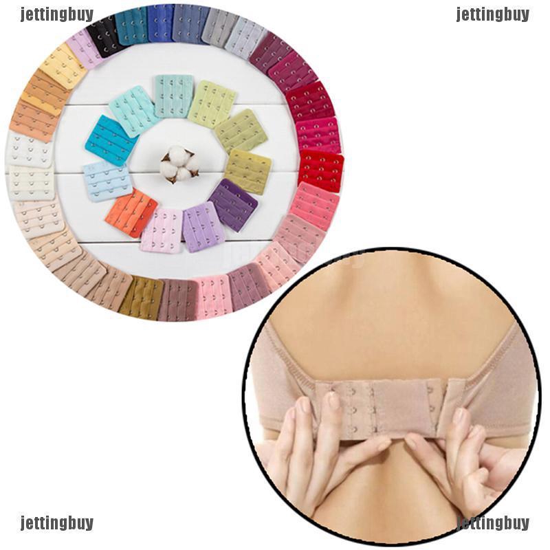JETTING Set 10 miếng móc nới áo ngực thiết kế 3 hàng móc