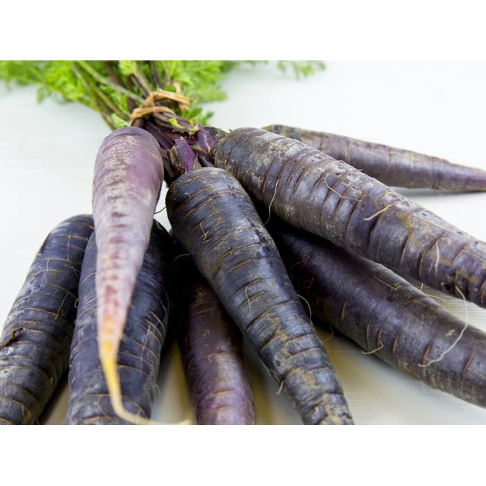 50 Hạt Giống Cà Rốt Đen Tím Black Giàu Anthocyanin