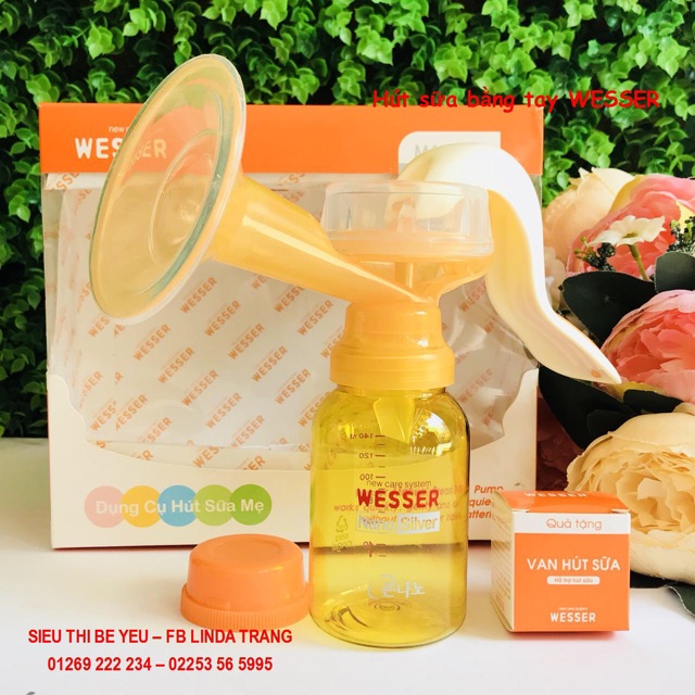 Máy hút sữa cầm tay wesser