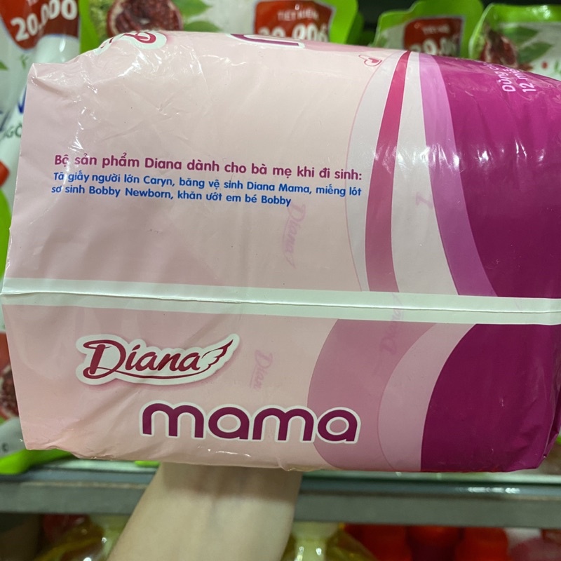 Băng vệ sinh Diana Mama không cánh 12 miếng