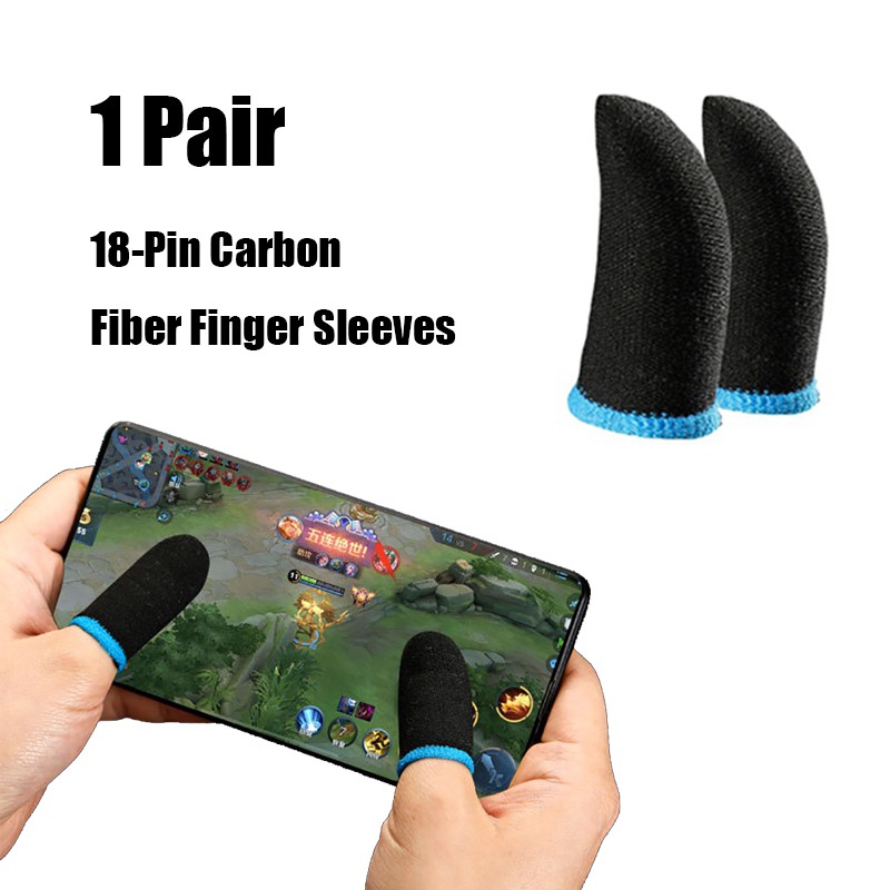 Bộ bao 2 ngón tay chuyên dùng chơi game mobile chống mồ hôi tay bằng sợi carbon | BigBuy360 - bigbuy360.vn