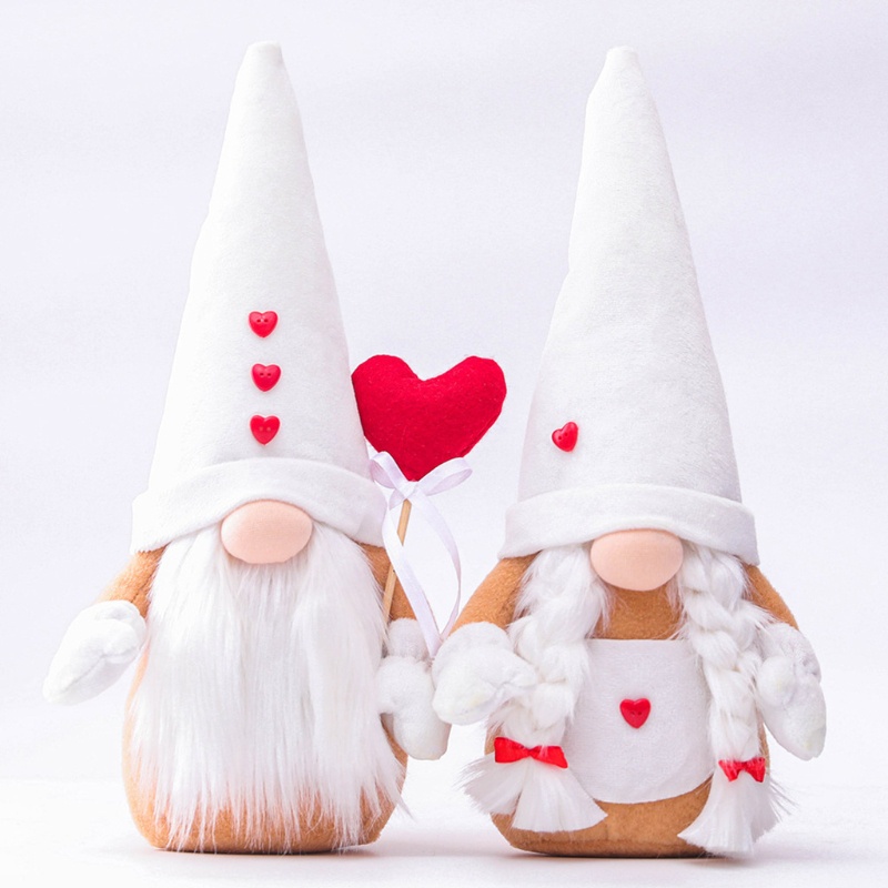 Búp Bê Yêu Tinh Mũ Gnome Dài Nhồi Bông Trang Trí Giáng Sinh