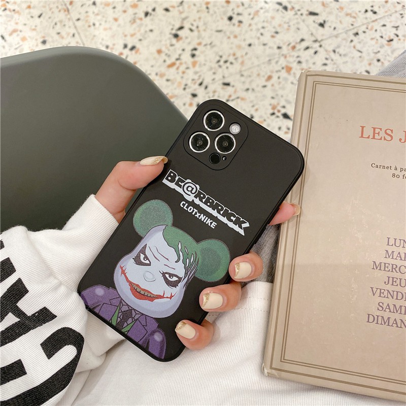 Ốp lưng iphone cạnh vuông in hình BearBrick siêu cool 6s/6plus/6splus/7plus/8plus/x/xs/xs max/11/11promax/12pro/12promax | BigBuy360 - bigbuy360.vn