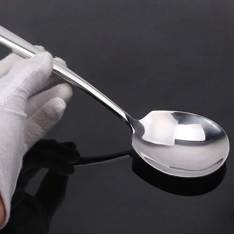 Bộ 4 Muỗng Lớn Bằng Thép Không Gỉ Dùng Phục Vụ Tiệc