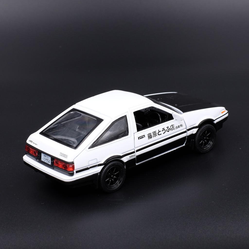 Ban Đầu D TOYOTA TOYOTA AE86 Xe Thể Thao Hợp Kim Xe Ô Tô Mẫu 1: 28 Kéo Lại Âm Thanh Ánh Sáng Mở Cửa Bé Trai Trẻ Em Đồ Chơi Hợp Kim Trang Trí Ô Tô Bộ Sưu Tập Quà Tặng Đồ Trang Trí