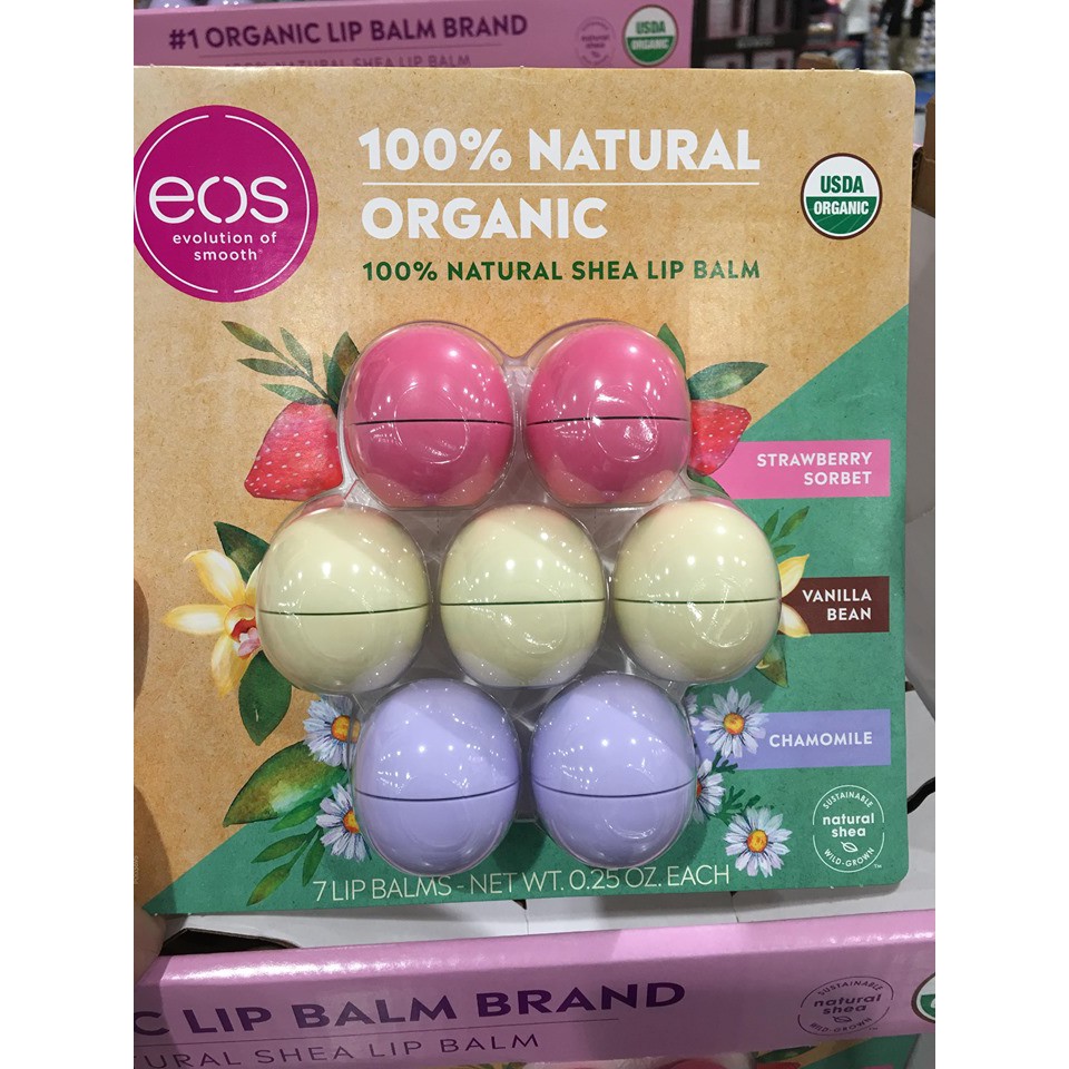 (Có bill Mỹ) Son Trứng  - Son Thỏi EOS của Mỹ
