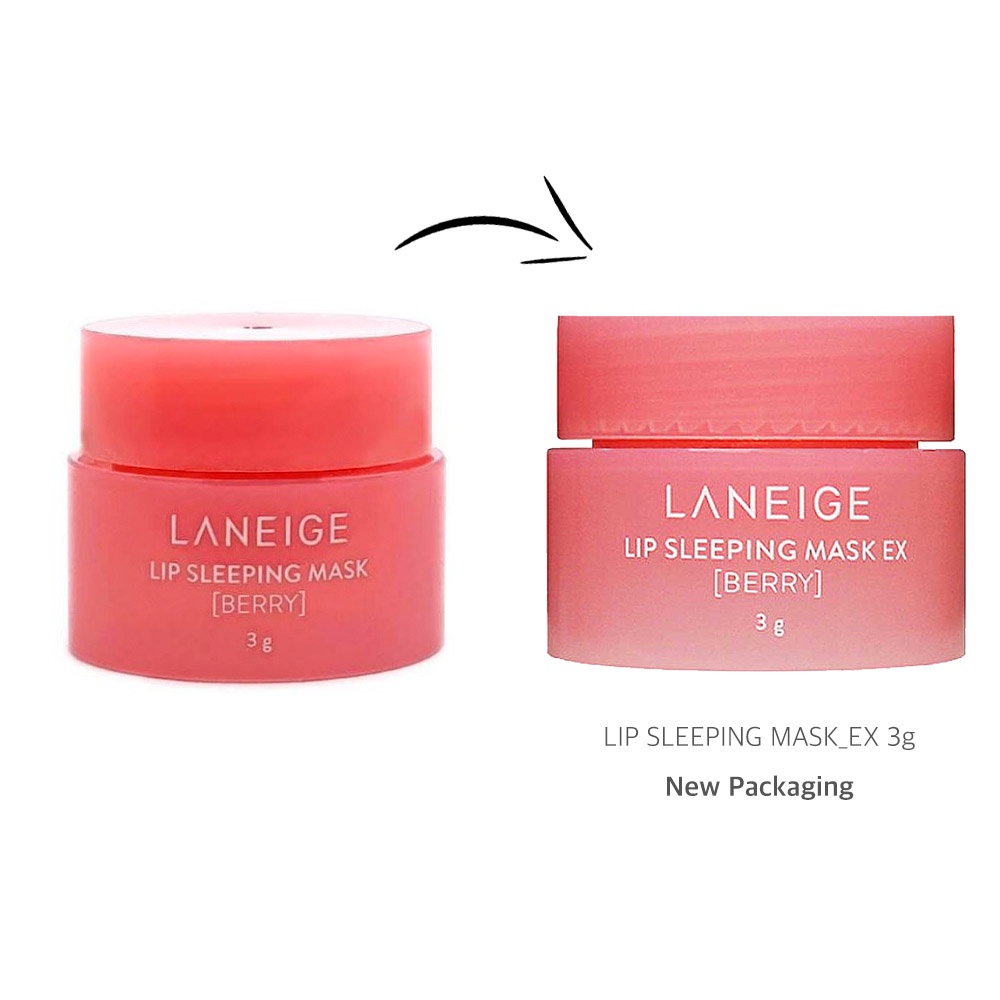 LANEIGE Lip Sleeping Mask Mặt Nạ Ngủ Cho Môi Mềm Chất Lượng Cao ex 3g