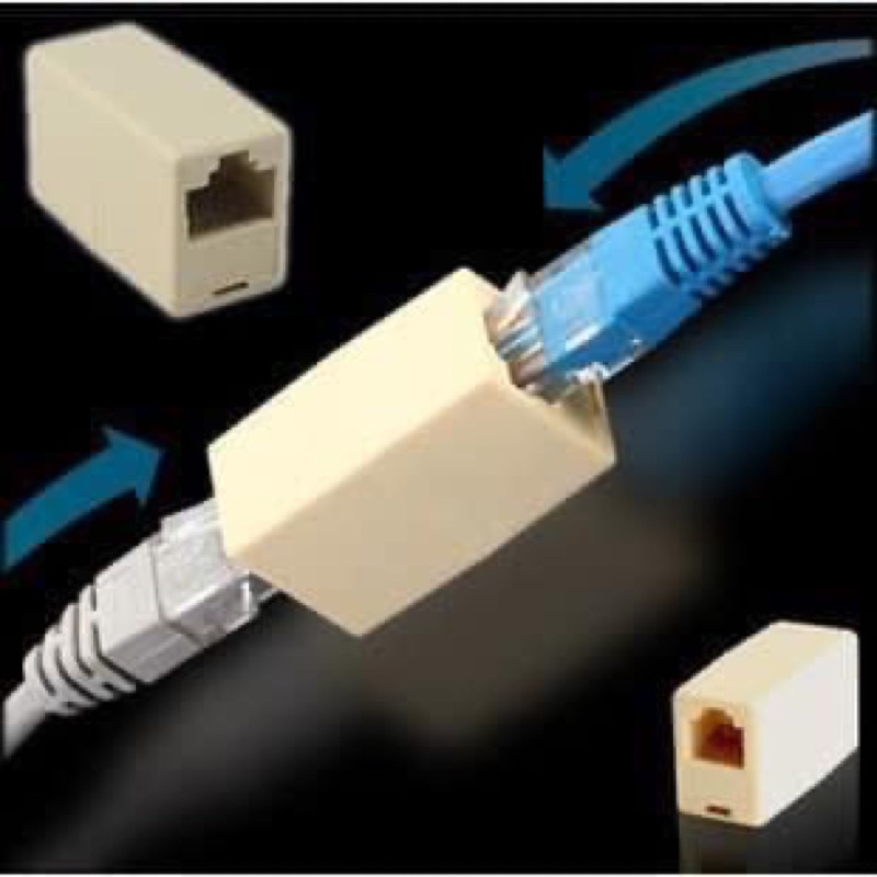 ĐẦU NỐI CHIA MẠNG RJ45 - 1 ra 1 / 1 ra 2