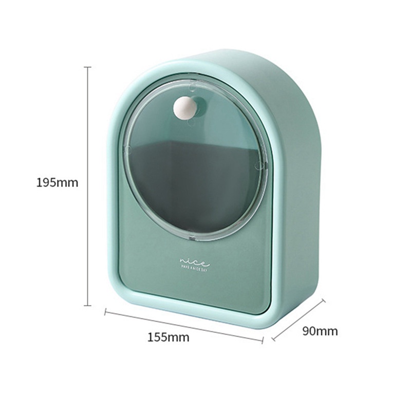 Hộp Đựng Bông Tẩy Trang. Kệ Mỹ Phẩm Mini Gắn Tường Tiện Dụng