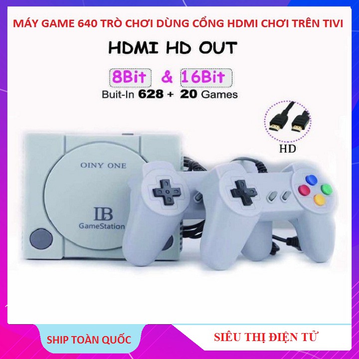 Máy Chơi Game 648 Trò Chơi, Dùng Cổng HDMI Chơi Trên Tivi Phiên Bản Mới Nhất 2020