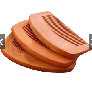 Lược mini gỗ chải đầu