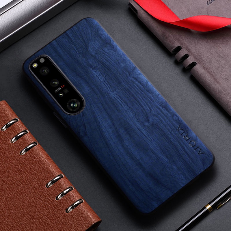 Ốp điện thoại Cho sony xperia 1 iv 5 1 iii funda Họa Tiết Gỗ Tre Da Desihn coque Ốp điện thoại Cho sony xperia 1 iv 5 1 iii