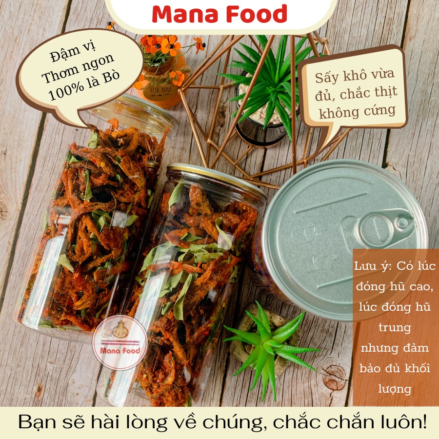 300G Khô Bò Que Mana Food, khô bò miếng, khô bò viên, khô bò Sài Gòn | Bò thật - ATVSTP, Ngon, Chất lượng | BigBuy360 - bigbuy360.vn