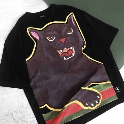 Áo thun oversize Black Cat , áo phông cotton nam nữ unisex, ODIN CLOTHING | BigBuy360 - bigbuy360.vn