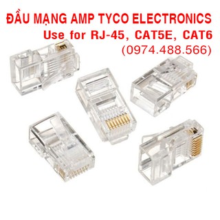 [100C=1Hộp] Hộp hạt mạng AMP Tyco Electronics RJ45