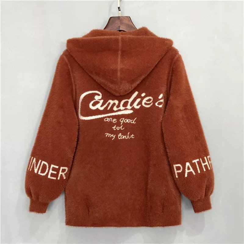 ÁO KHOÁC LÔNG PHỐI LEN CARDIGAN