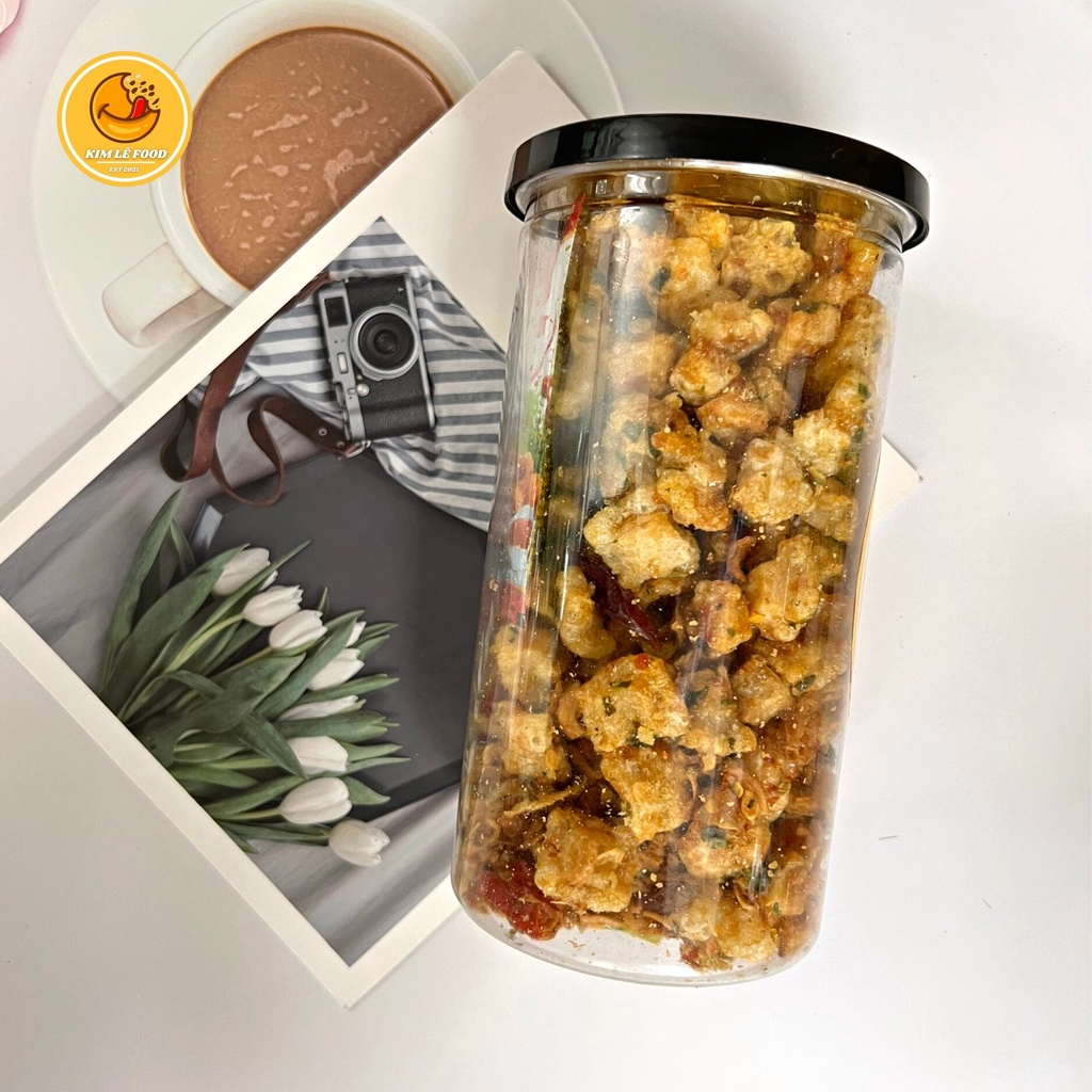 Tóp Mỡ Mắm Tỏi 250g Tóp Mỡ Chiên Mắm Đồ Ăn Vặt Kim Lê Food | BigBuy360 - bigbuy360.vn