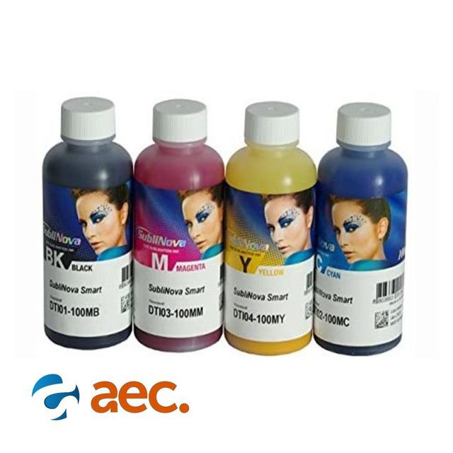 Bộ 4 bình mực in chuyển nhiệt Inktec Hàn Quốc chai 100ml (gồm 4 màu BK/C/M/Y) dành cho máy in Epson