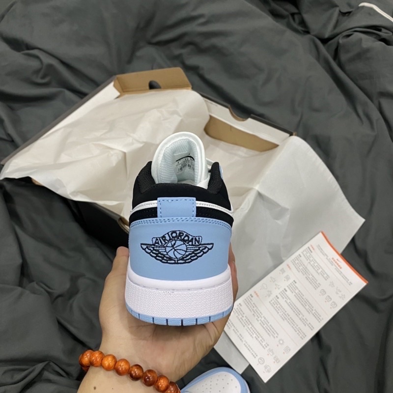 GIÀY JD1 LOW UNC WHITE BLUE LAI AU