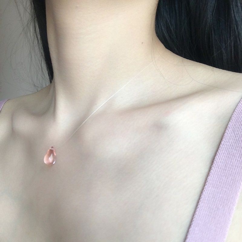 choker giọt nước trong suốt cực xinh mã ff-7