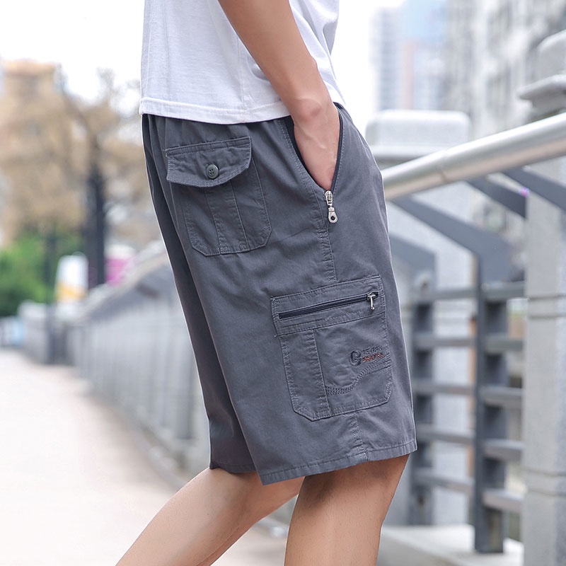 Quần Short Thể Thao Phối Dây Rút Thời Trang Đi Biển Cho Nam