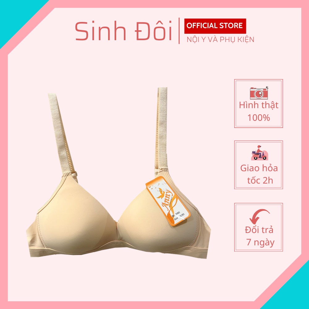 Áo ngực không gọng nữ nâng ngực mút mỏng SD3060 nguyên ngực thoải mái mềm mịn size 34-36-38-40-42