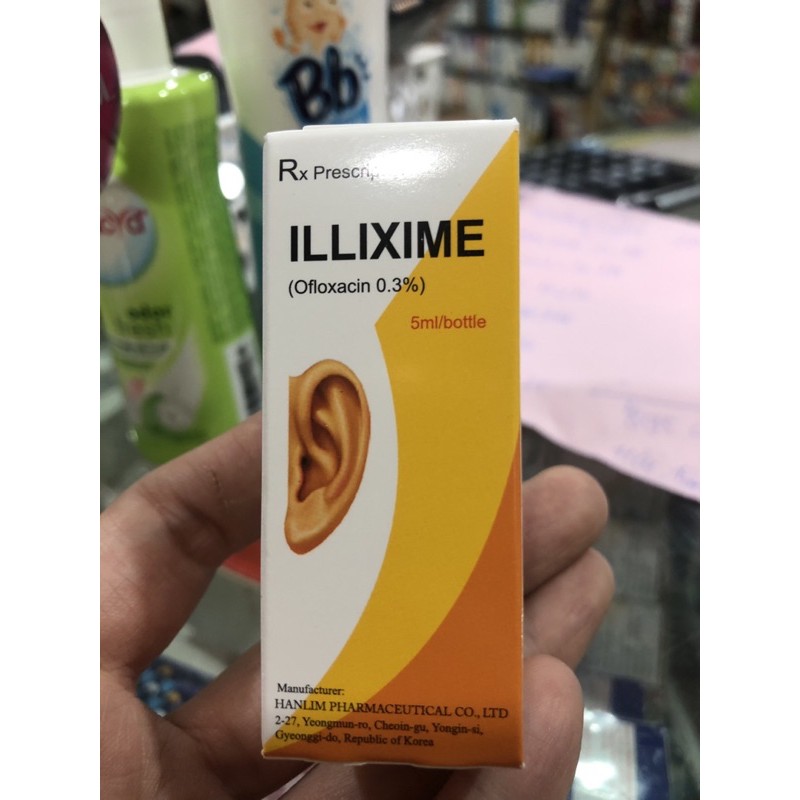 ILLIXIME- DUNG DỊCH NHỎ TAI HIỆU QUẢ 5ml