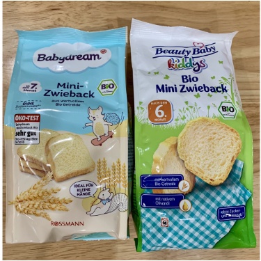 Bánh Mì Khô Hữu Cơ Babydream 100g 7m+