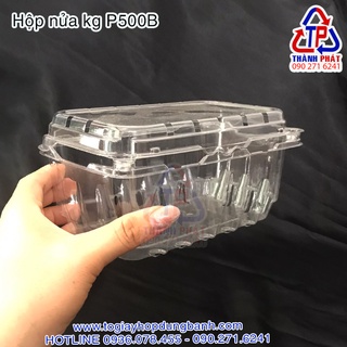 50 Hộp nửa kg P500B - hộp đựng trái cây 500g