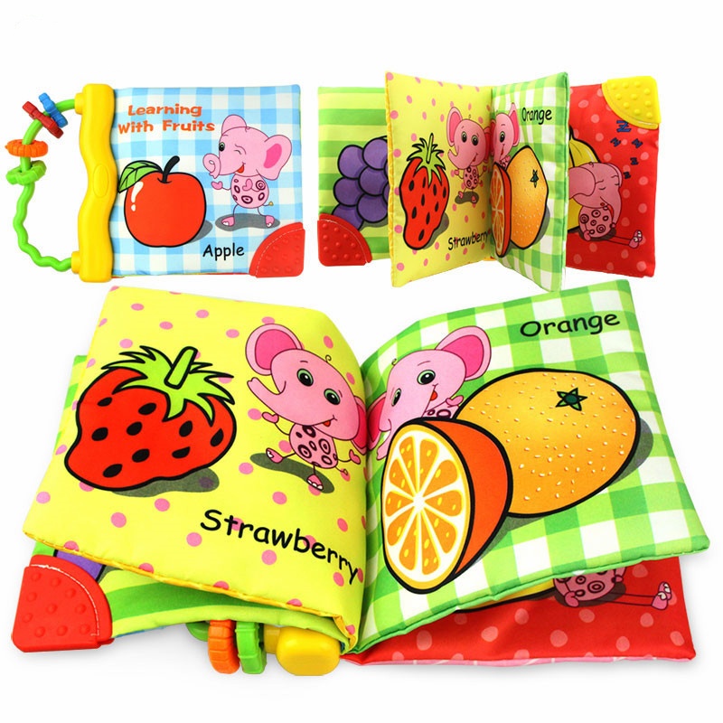 Sách vải đồ chơi cho bé tập đọc sách