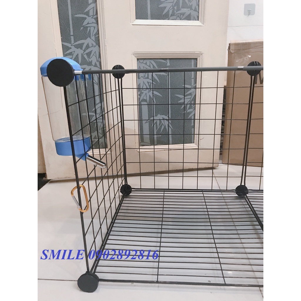 {ẢNH THỰC TẾ} TẶNG KÈM BÌNH NƯỚC, COMBO CHUỒNG 2 Ô LƯỚI GHÉP ĐA NĂNG CHO THÚ CƯNG CHÓ, MÈO TIỆN LỢI