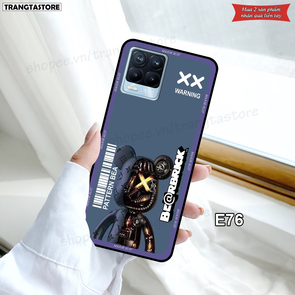 Ốp Realme 8 / 8 Pro in hình gấu Bearbrick,Metal Style,Doremon siêu dễ thương chất lượng