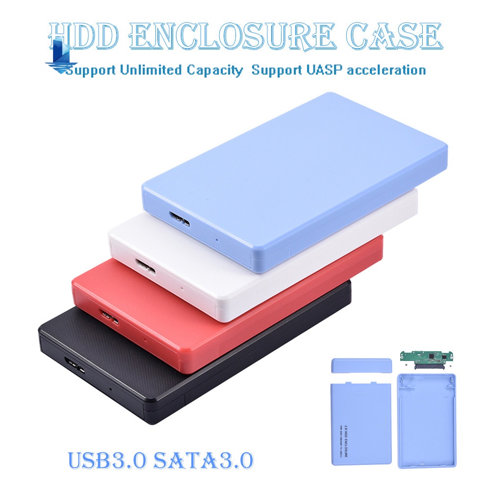 Hw Hộp Đựng Ổ Cứng Ngoài Usb 3.0 5gbps 2.5inch Sata Hdd Ssd Cho Pc