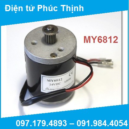 Động cơ chổi than 24V 120W MY6812