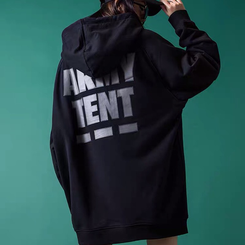 Áo hoodie nam nữ unisex cặp đôi local brand ARMY TENT nỉ ngoại form rộng có mũ ulzzang hàn quốc cute zip chống nắng