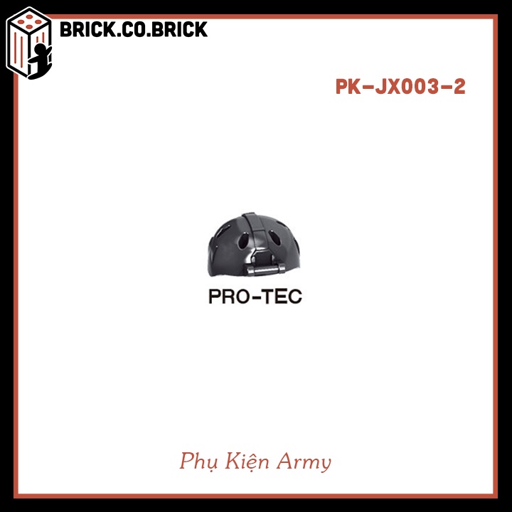 Phụ kiện MOC Army Mũ Nón Đội Minifigure Đồ chơi Lắp ráp Quân Đội PK-JX003-2