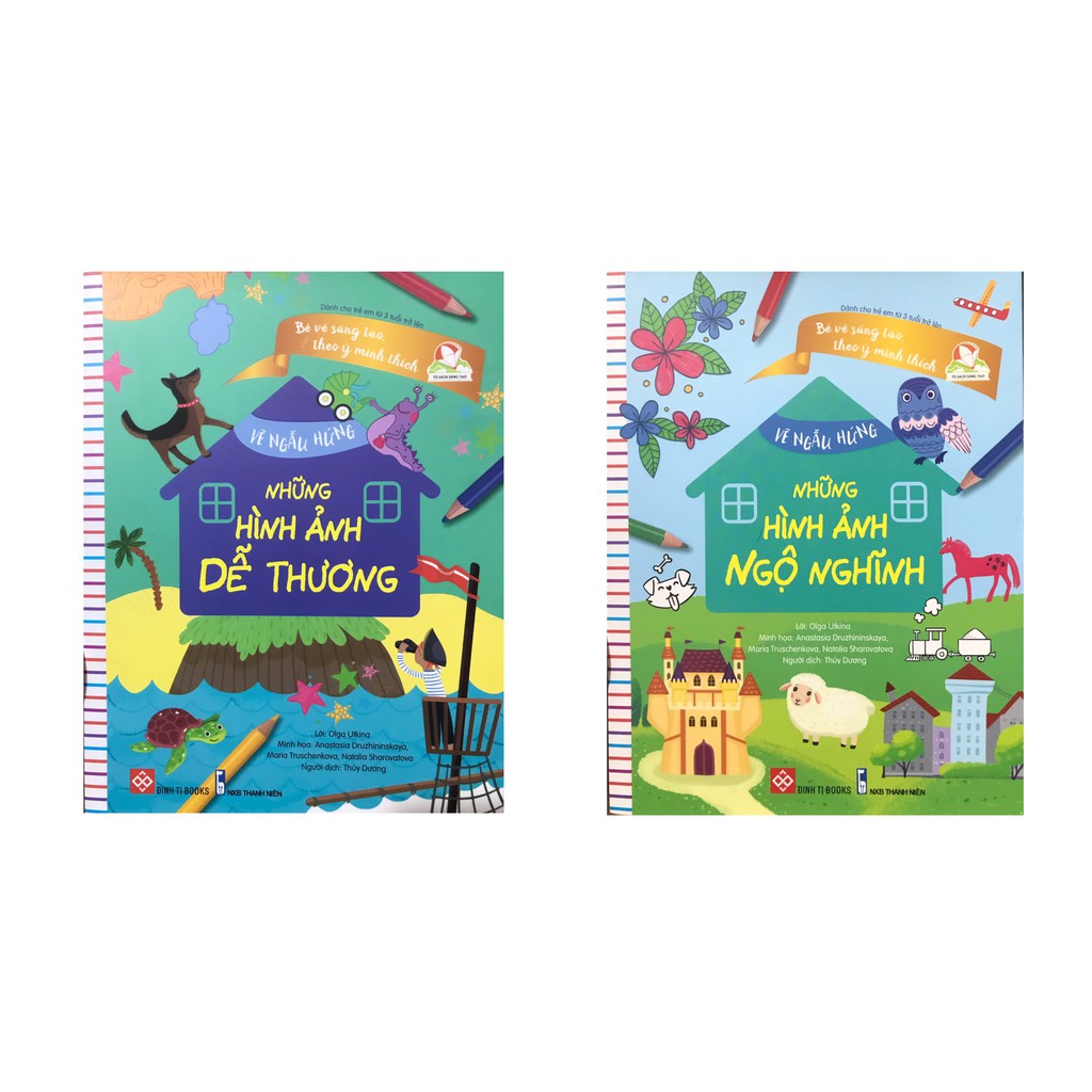 Sách - Combo Vẽ Ngẫu Hứng (trọn bộ 2 cuốn)