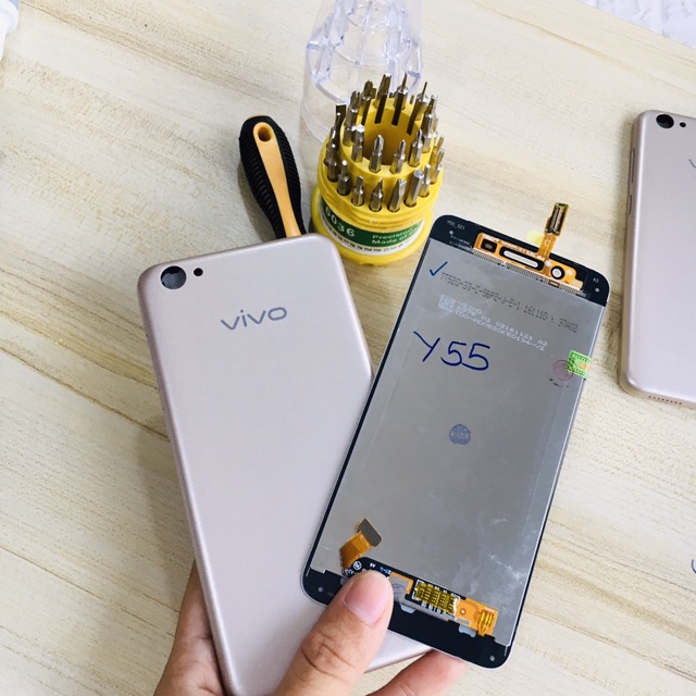Combo Bộ Vỏ Sườn + Màn Hình Vivo Y55 Zin Hàng Cao Cấp (Tặng bộ vít)