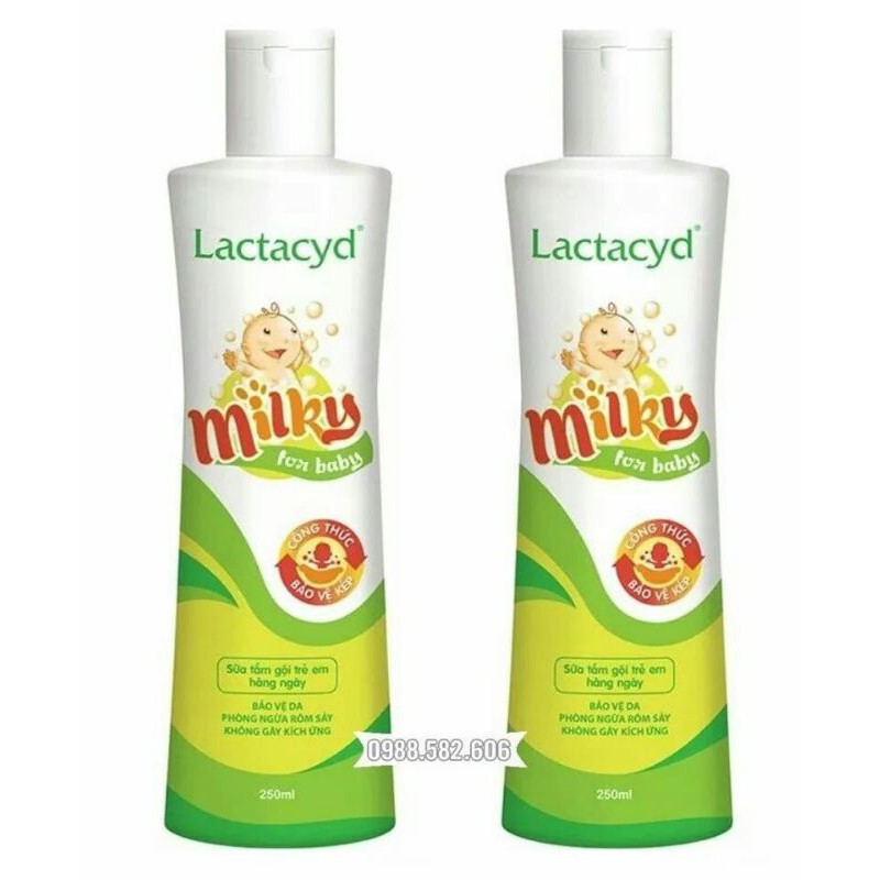 Sữa tắm Lactacyd Milky for baby