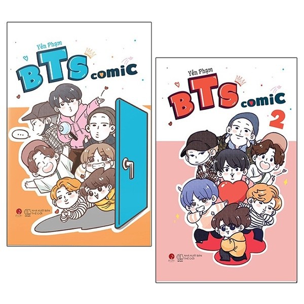 Sách - BTS Comic 1, 2 (Bản màu)