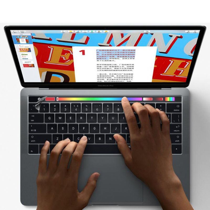 Miếng Dán Trong Suốt Bảo Vệ Cho Macbook Pro 13 Touch Bar A1706 A1707