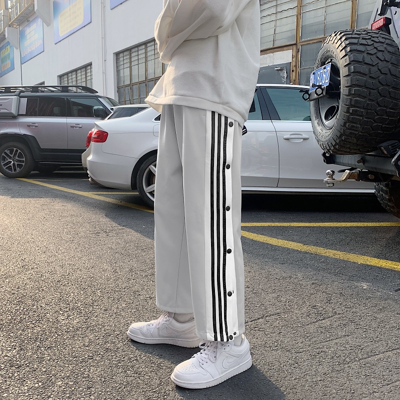 Quần dài cho nam ống rộng thời trang phong cách Hàn Quốc