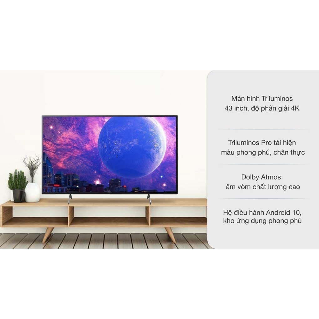 Tivi Sony 4K 43 inch KD-43X80J