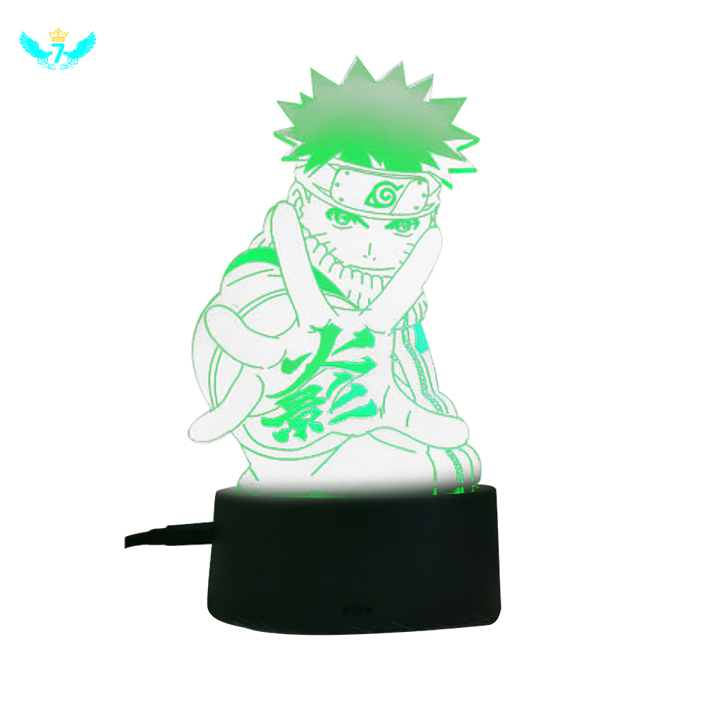 Đèn Led 3d Hình Nhân Vật Naruto 3d Độc Đáo