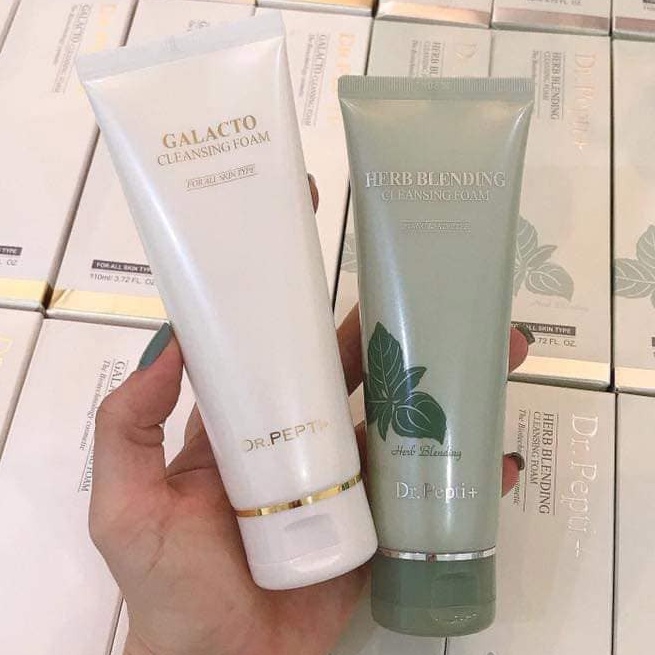 (chính hãng, date xa) Sữa rữa mặt #Dr.Pepti Cleansing Foam các loại (110ml)
