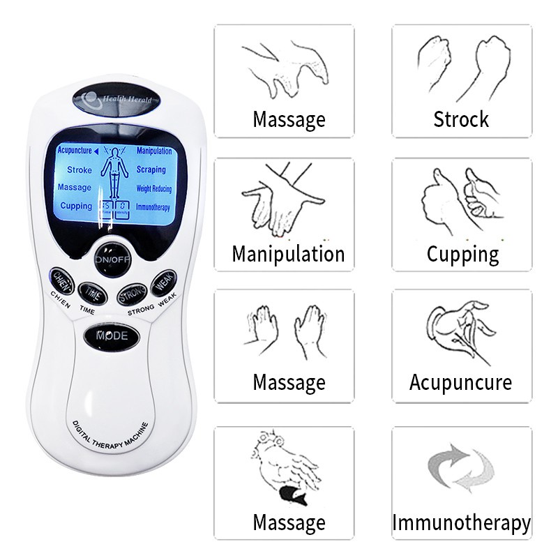 Máy mát xa châm cứu kỹ thuật số chăm sóc cơ thể theo kinh tuyến St-688