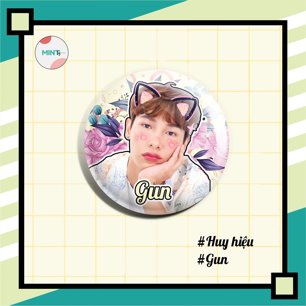 [Handmade] OffGun Pin - Huy hiệu tròn