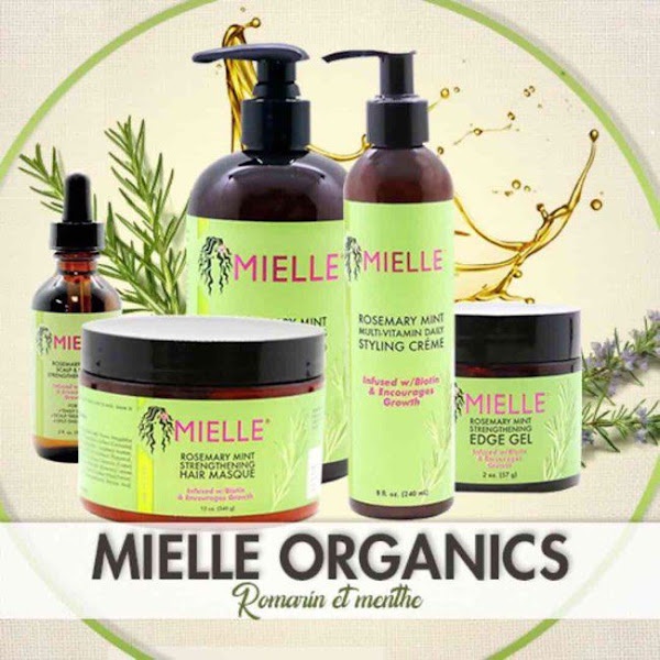 Mielle Organics - Dầu gội kích thích mọc tóc Mielle Organics Rosemary Mint Strengthening Shampoo 335ml