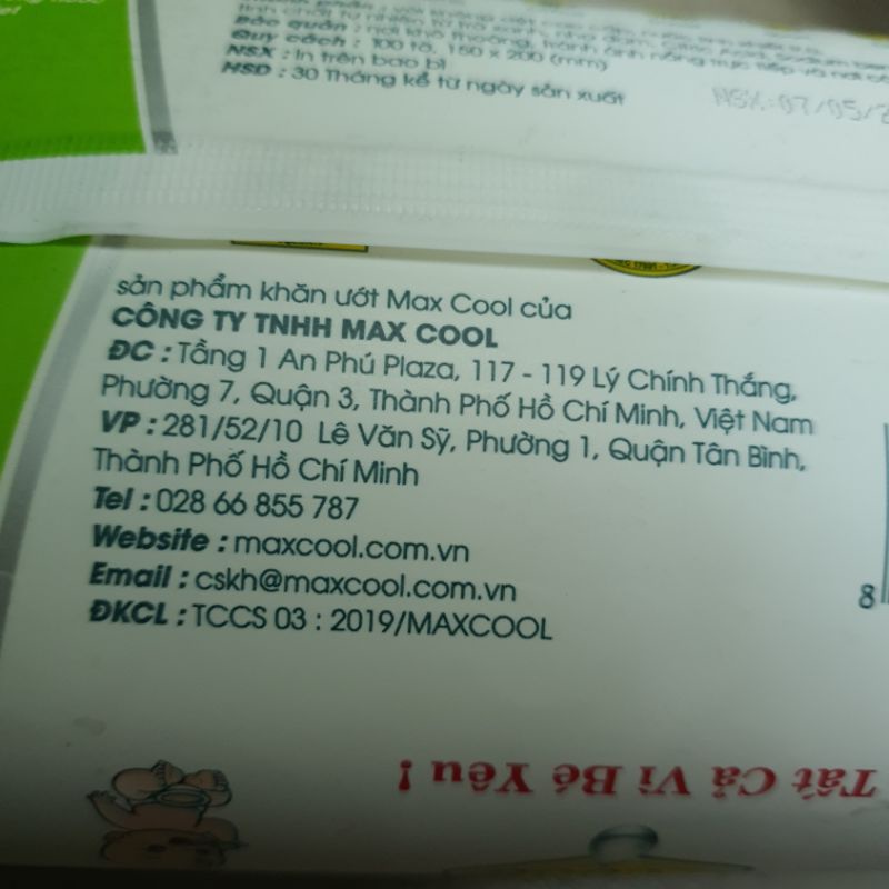 (❣️❣️❣️-5% LN cho quỹ Vacxin) Khăn giấy ướt cao cấp Max Cool không hương (100 tờ)- Đông Anh Pharmart