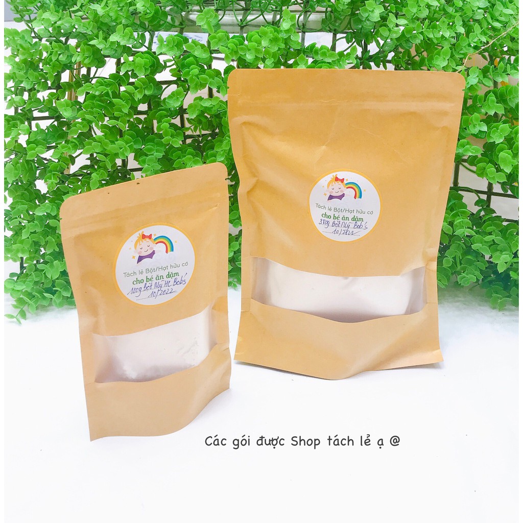 Tách lẻ: 100g, 300g bột mì hữu cơ